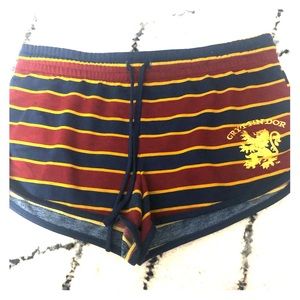 Gryffindor pajama shorts